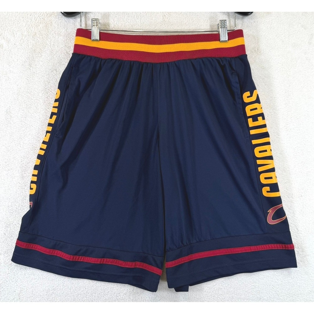 Cleveland Cavaliers UNK NBA Basketball Shorts Mens Medium Navy Wine Gold Cavs